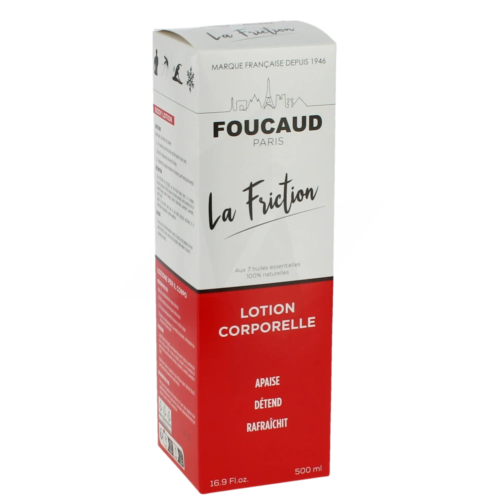 Foucaud Lotion Friction Revitalisante Corps Fl Verre/500ml