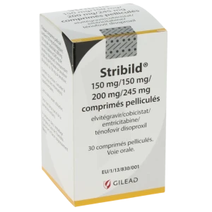 Stribild 150 Mg/150 Mg/200 Mg/245 Mg, Comprimé Pelliculé