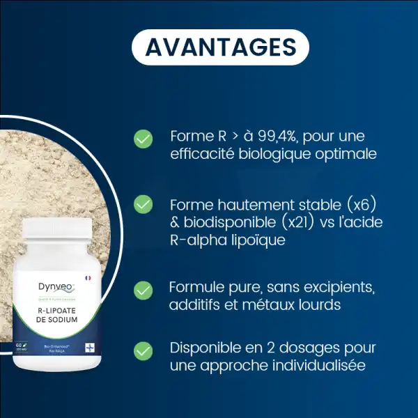 Dynveo R Lipoate De Sodium Bio Enhanced® Na Rala 100mg 60 Gélules