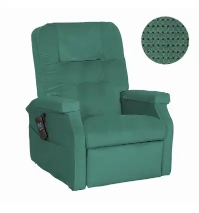 Fauteuil Relevateur Success En Similicuir Couleur Sapin Vert
