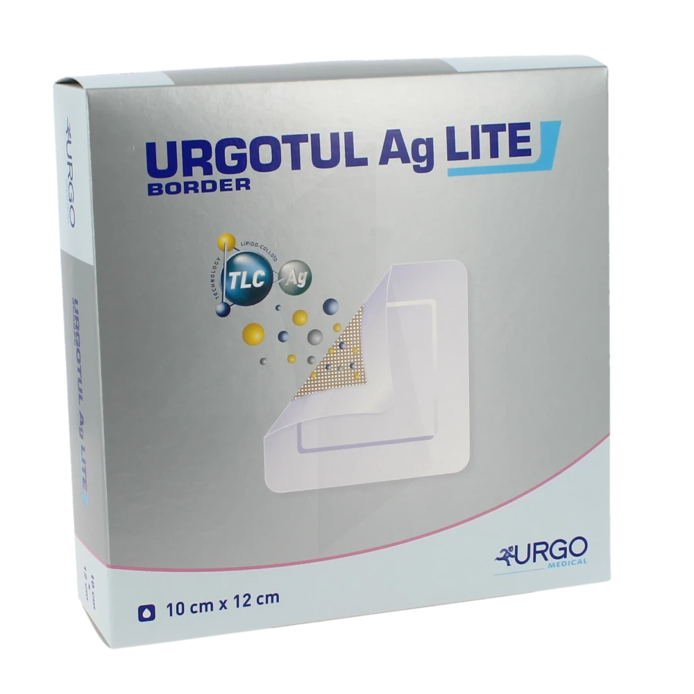 Urgotul Ag Lite Border, 10 Cm X 12 Cm , Bt 16