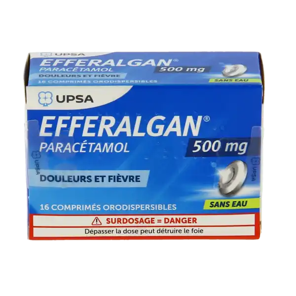 Efferalgan 500 Mg, Comprimé Orodispersible