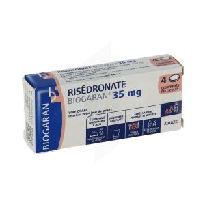 Risedronate Biogaran 35 Mg, Comprimé Pelliculé