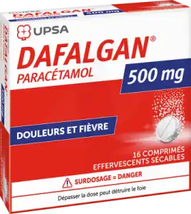 Dafalgan 500 Mg, Comprimé Effervescent Sécable à FESSENHEIM