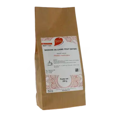 Iphym Santé Badiane Plantes en vrac entières et coupées 250g