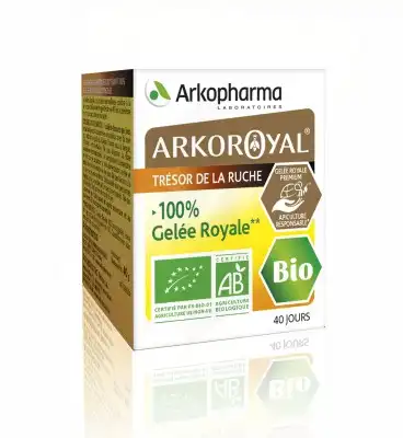 Arkoroyal 100% Gelée Royale Bio Gelée Pot/40g à Bordeaux