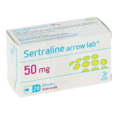 Sertraline Arrow Lab 50 Mg, Gélule à Sèvres