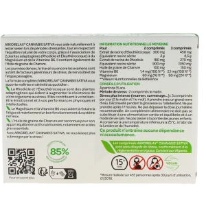 Arkorelax Cannabis Sativa Comprimés Boîte De 30