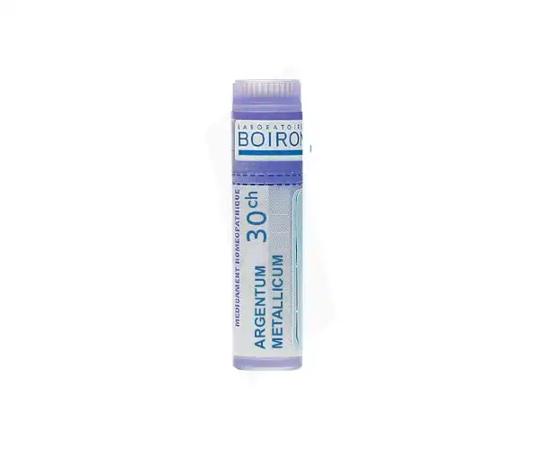 Boiron Argentum Metallicum 30ch Globules Dose De 1g