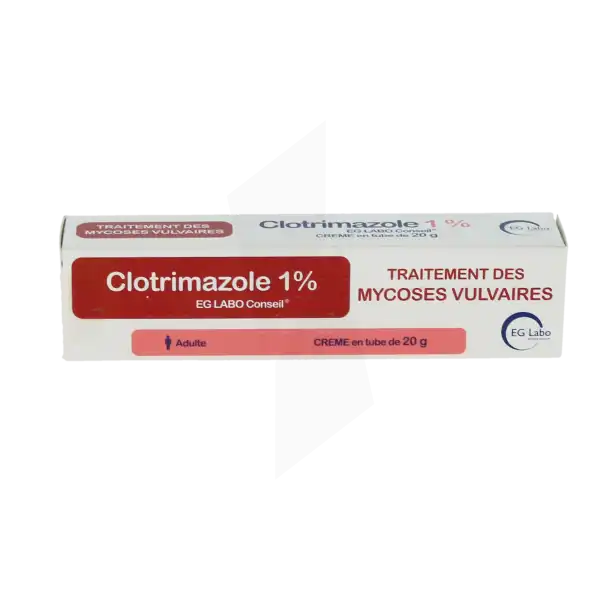 Clotrimazole Eg Labo Conseil 1%, Crème