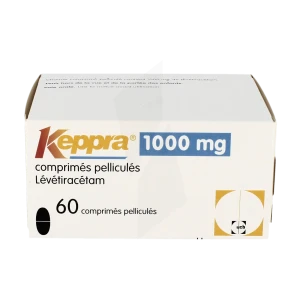 Keppra 1000 Mg, Comprimé Pelliculé