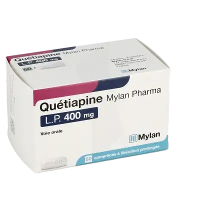 Quetiapine Viatris Lp 400 Mg, Comprimé à Libération Prolongée à COLLONGES-SOUS-SALEVE