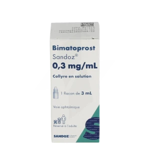 Bimatoprost Sandoz 0,3 Mg/ml, Collyre En Solution