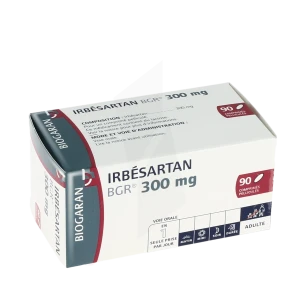 Irbesartan Bgr 300 Mg, Comprimé Pelliculé