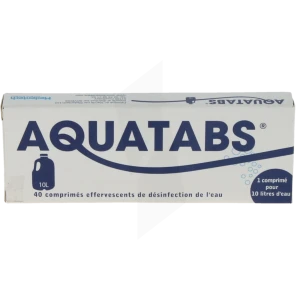 Aquatabs 10 Litres, Bt 40