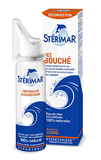 Stérimar Nez Bouché Solution Nasale Adulte Fl Pulv/100ml