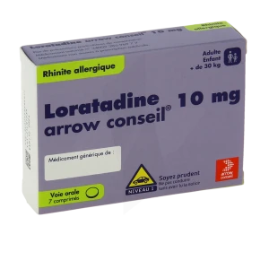 Loratadine Arrow Conseil 10 Mg, Comprimé