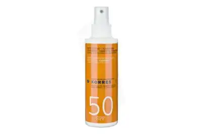 KORRES SOLAIRE SPF50 Spray visage & corps yaourt Fl/150ml