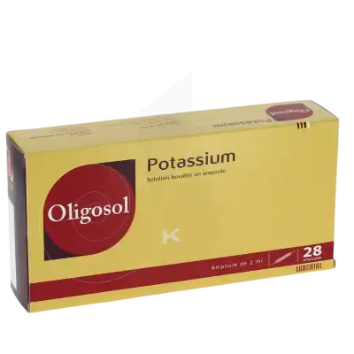 Potassium Oligosol, Solution Buvable En Ampoule à SAINT-RAPHAËL
