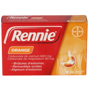 Rennie Orange, Comprimé à Croquer