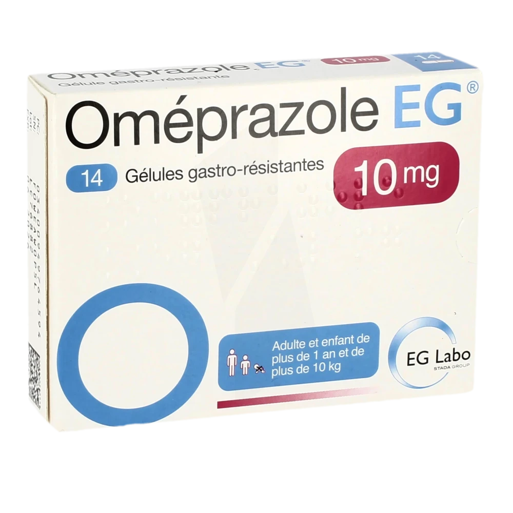 Omeprazole Eg 10 Mg, Gélule Gastro-résistante